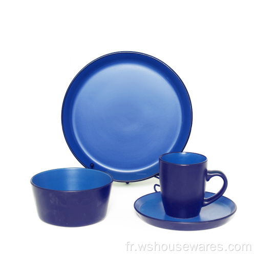 Wholesale design moderne céramique vaisselle plaque de porcelaine